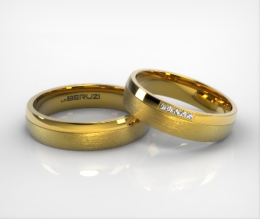 Verighete din aur galben de 14k SS 035