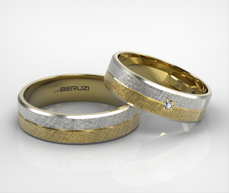 Verighete din aur de 14k SS 316