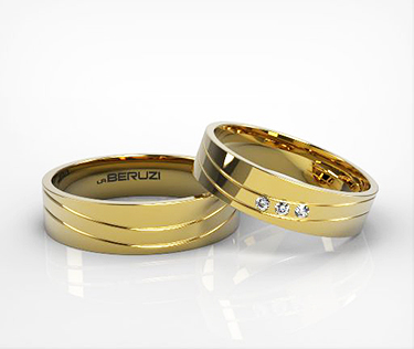 Verighete din aur galben de 14k SS 141