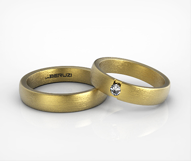 Verighete din aur galben de 14k SS 079v