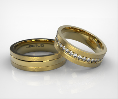 Verighete din aur galben de 14k SS 118g
