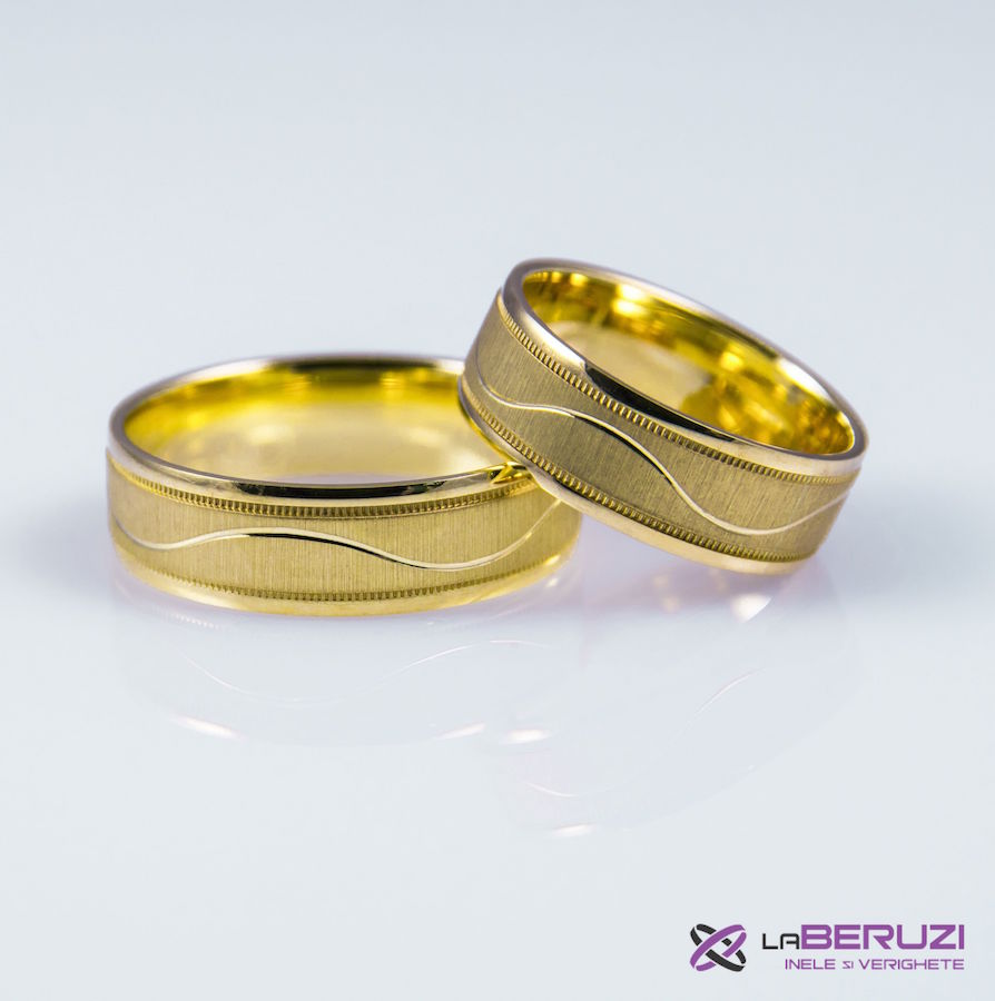 Verighete din aur de 14k GAT 005