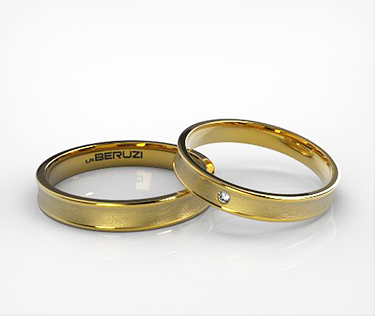 Verighete din aur galben de 14k SS 135