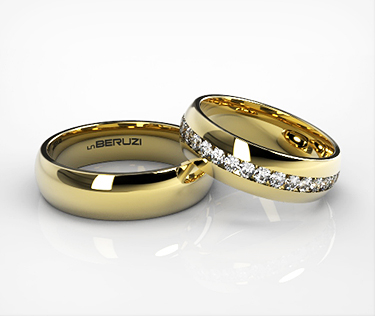 Verighete din aur galben de 14k SS 054v