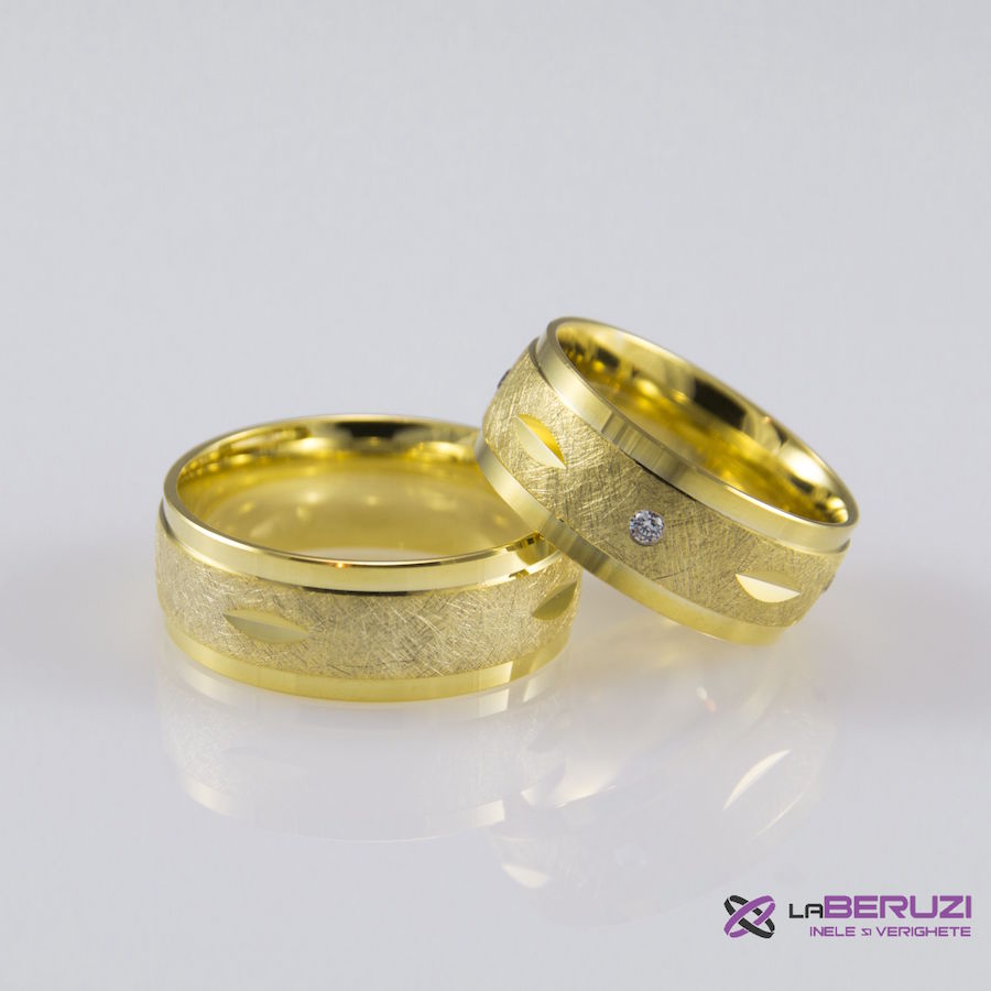Verighete din aur de 14k SS 420