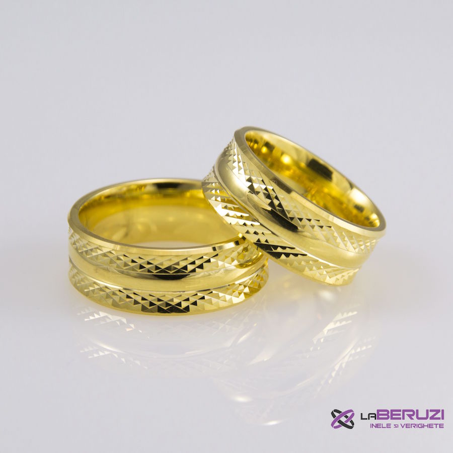 Verighete din aur de 14k SS 384
