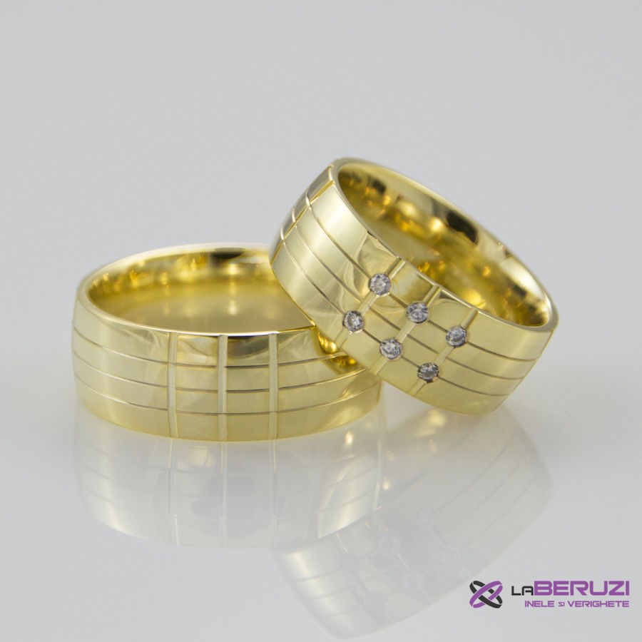 Verighete din aur de 14k SS 286