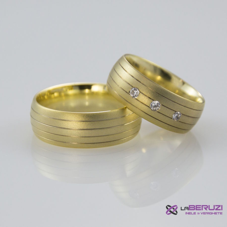 Verighete din aur de 14k SS 284