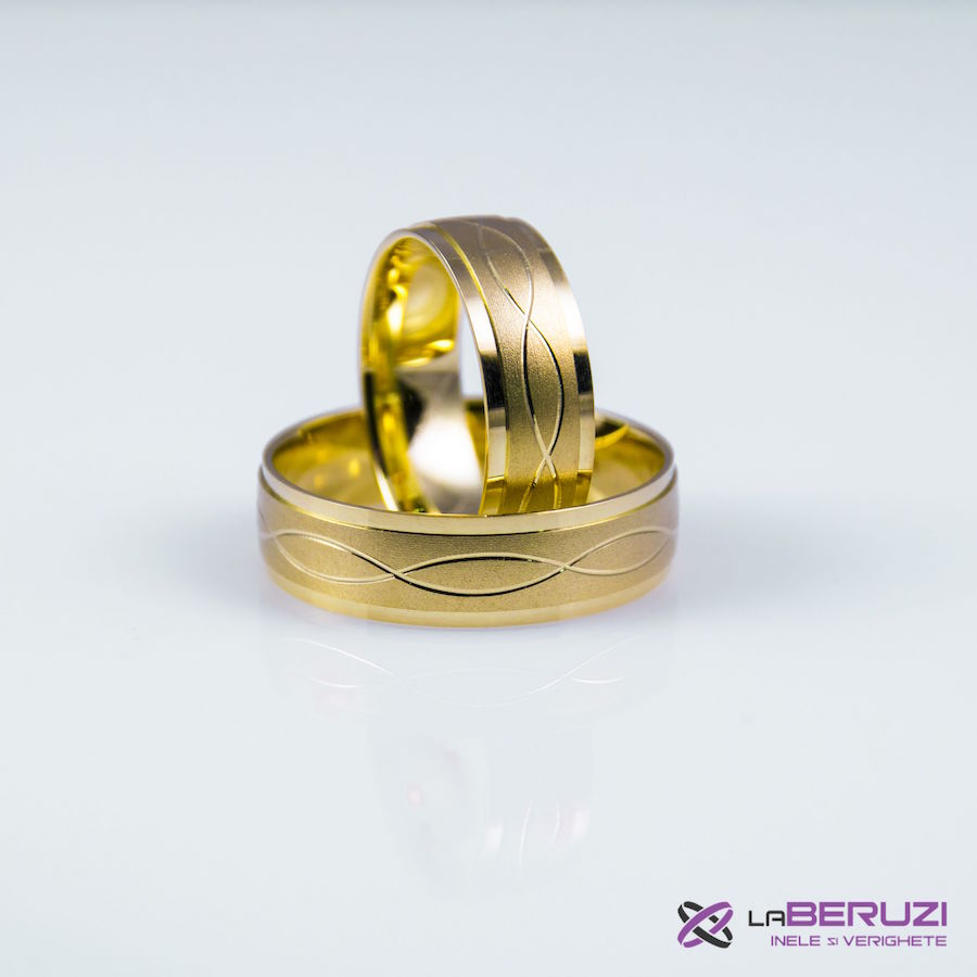 Verighete din aur de 14k GAT 001