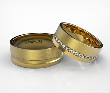 Verighete din aur galben de 14k SS 134