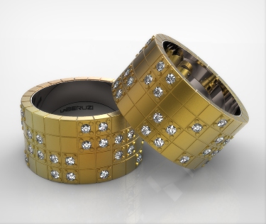Verighete din aur galben de 14k SS 015