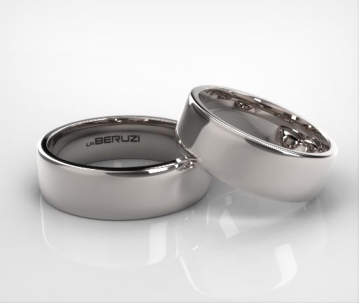 Verighete din aur alb de 14k SS 056