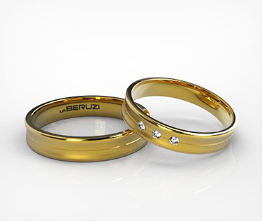 Verighete din aur galben de 14k SS 131