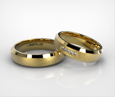 Verighete din aur galben de 14k SS 086
